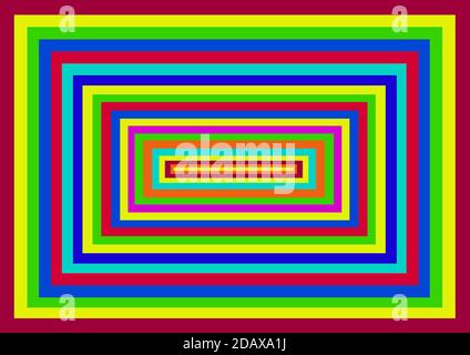 sfondo a colori retangolari astratti Foto Stock