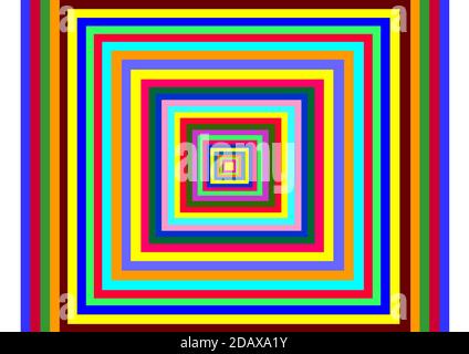 sfondo a colori retangolari astratti Foto Stock