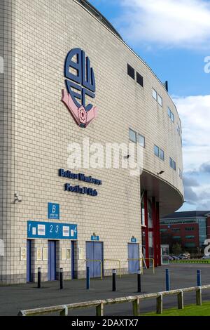 University of Bolton Stadium, Bolton, Lancashire. Sede dei Bolton Wanderers Foto Stock