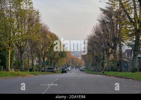 Holly Lodge Gardens, highgate Private Estate Foto Stock