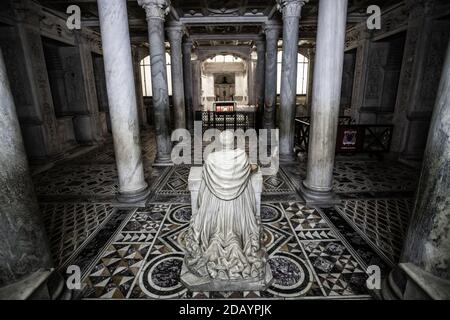 Cripta di San Gennaro, Duomo di Napoli, Napoli, Italia Foto Stock