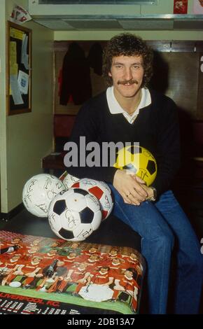 Terry McDermott del Liverpool FC 1980 Foto Stock