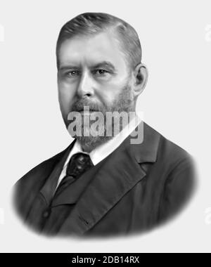 Bram Stoker 1847-1912 lo scrittore irlandese Foto Stock