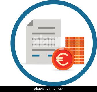 Sovvenzione per l'installazione di apparecchiature ad alta efficienza energetica. Icona vettore. Illustrazione Vettoriale