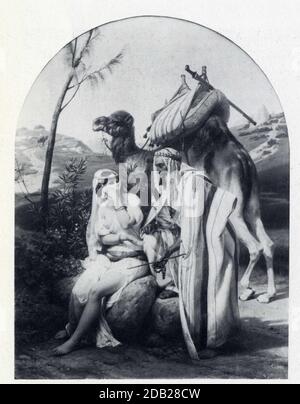 Claude Joseph Vernet.1714-1789.Judah e Tamar.1840. Foto Stock