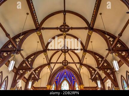 Austin Texas/USA - Maggio 27 2019: Cattedrale Cattolica di Santa Maria Foto Stock