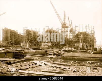 Shipways, Virginia Shipbuilding Corp., febbraio 14, '19. Foto Stock