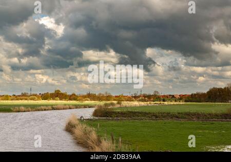 Al Larrelt basso in Frisia orientale Foto Stock