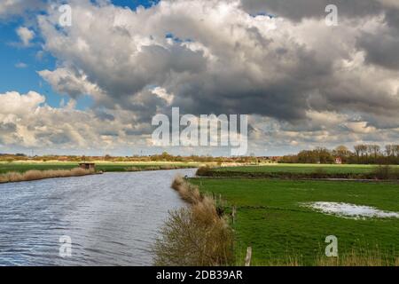 Al Larrelt basso in Frisia orientale Foto Stock