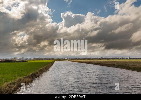 Al Larrelt basso in Frisia orientale Foto Stock