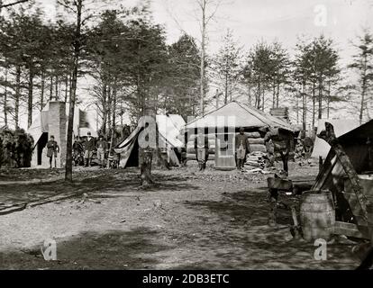 Stazione di brandy, Virginia (nelle vicinanze). Sede principale, 1° Brigata, artiglieria a Cavallo. Foto Stock