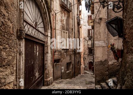 Italia Calabria Cosenza Vecchia Centro storico Foto Stock