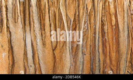 stalattiti e stalagmiti Foto Stock