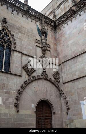 BARCELLONA - MARZO 2018: Casa de la Ciutat in Piazza Gotica a Barcellona, Spagna Foto Stock