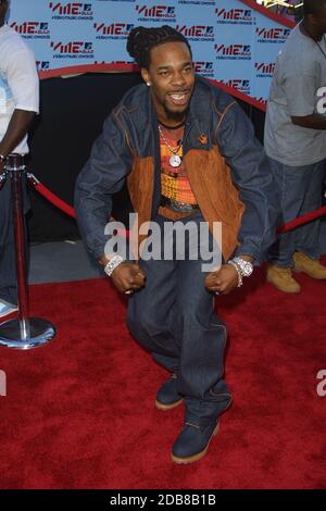 Busta Rhymes arriva al MTV Video Music Awards 2001 che si è tenuto alla Metropolitan Opera House al Lincoln Center il 6 settembre 2001 a New York. Foto Stock