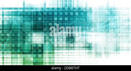 Sistema di database per l'analisi di report e dati Foto Stock