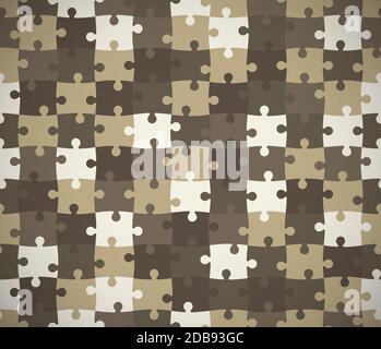 Texture puzzle senza cuciture. Illustrazione Vettoriale