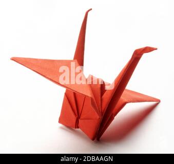 Origami giapponesi a forma di gru Foto Stock