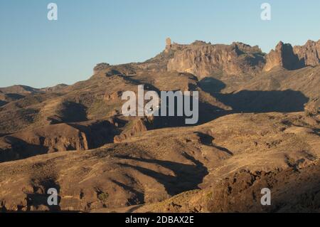 Roque Nublo nel Parco Rurale di Nublo. Tejeda. Gran Canaria. Isole Canarie. Spagna. Foto Stock