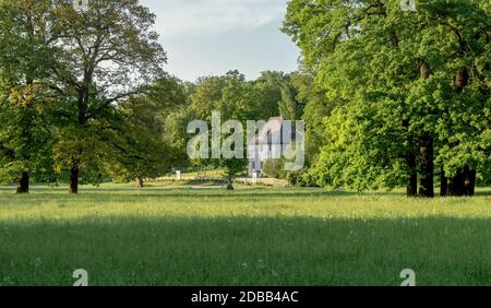 casa giardino di Johann Wolfgang von Goethe Foto Stock