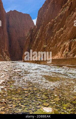 Dades Gorge è una bella strada tra le Montagne Atlas in Marocco Foto Stock