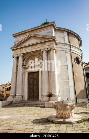 La Maddalena chiesa a Venezia costruito nel 1780 Foto Stock