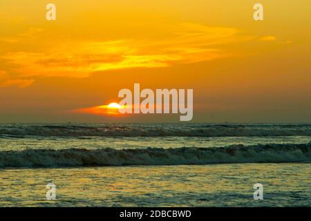 Bei tramonti del Bangladesh Foto Stock