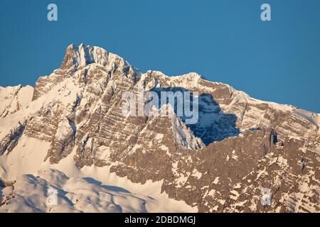 Geografia / viaggio, Germania, Baviera, Berchtesgaden, Hochkalter (picco) nelle Alpi Berchtesgaden, Berchtes, Additional-Rights-Clearance-Info-Not-Available Foto Stock