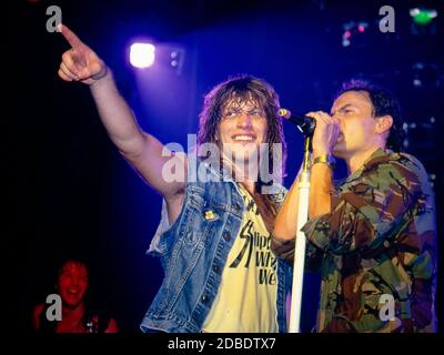 Bon Jovi live al Norwich Playhouse 1986 Foto Stock