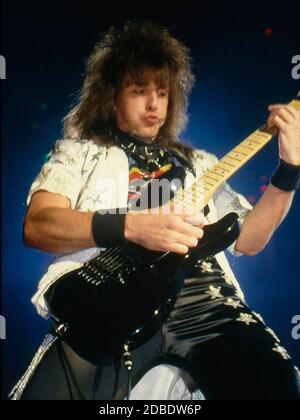 Bon Jovi live al Norwich Playhouse 1986 Foto Stock