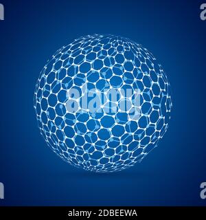 Vettoriale background del concetto di tecnologia moderna. Illustrazione Vettoriale