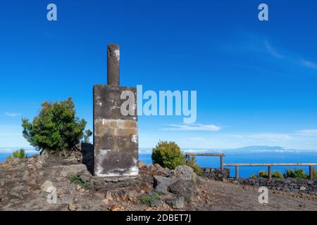 El Hierro - Vertice della colonna della Malpaso Foto Stock