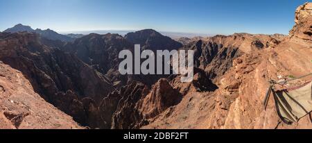 Jordan Valley and Mountains, Petra, Giordania Foto Stock