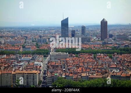 Città vecchia di Lione in Francia Foto Stock