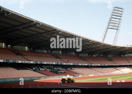 Vista generale del FC Colonia, Mungersdorfer Stadion, Lindenthal, Koln, Germania, nella foto del 20 settembre 1994 Foto Stock