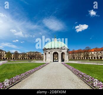 Pavilion di Hofgarten. Monaco di Baviera, Germania Foto Stock