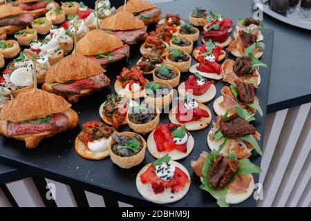 Panini per il catering all'evento. Foto di alta qualità Foto Stock