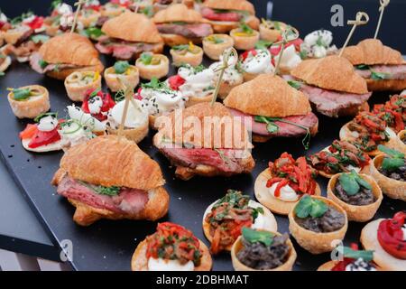 Panini per il catering all'evento. Foto di alta qualità Foto Stock