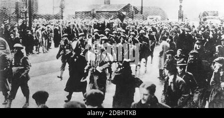 Arrivo delle prime truppe statunitensi in Gran Bretagna nel gennaio 1942. Foto Stock