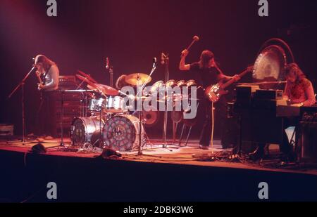 Pink Floyd in concerto al Rainbow Theatre di Londra 1972 Foto Stock