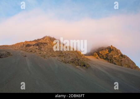 Vestahorn Mountains and environment, Islanda. Foto Stock