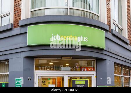 Job Center Plus a Kentish Town, Londra, Regno Unito Foto Stock