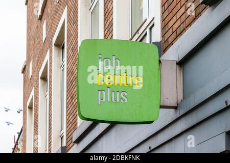 Job Center Plus a Kentish Town, Londra, Regno Unito Foto Stock