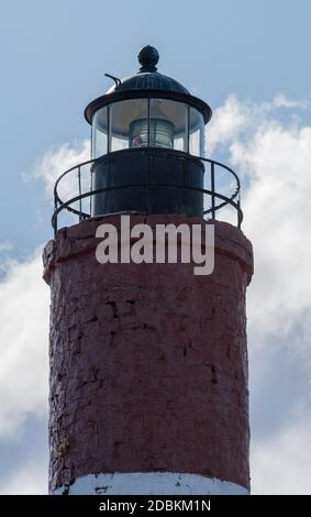 Faro Les Eclaireurs vicino a Ushuaia nel canale di Beagle, Argentina Foto Stock