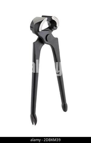 Un paio di pinze Carpentieri Pliers su bianco con clipping percorso Foto Stock