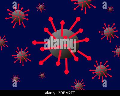 Virus Corona Foto Stock