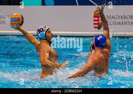 Campionato europeo di polo acquatico. Foto Stock