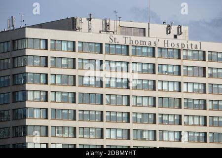 St Thomas Hospital, Londra Inghilterra Regno Unito Foto Stock
