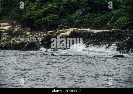 Il paesaggio di Matsushima (i tre punti più panoramici del Giappone, Prefettura di Miyagi). Luogo di tiro: Sendai, Prefettura di Miyagi Foto Stock