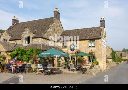 The Black Horse Inn, Naunton, Gloucestershire, Inghilterra, Regno Unito Foto Stock